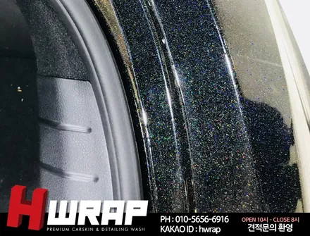 그랜져IG랩핑 블랙 홀로그램 전체랩핑 [에이치랩] 시공후기 / 부천 소사구 송내동
