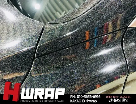 그랜져IG랩핑 블랙 홀로그램 전체랩핑 [에이치랩] 시공후기 / 부천 소사구 송내동
