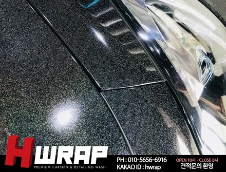 그랜져IG랩핑 블랙 홀로그램 전체랩핑 [에이치랩] 시공후기 / 부천 소사구 송내동