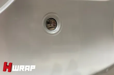 차량랩핑제거 재규어XJL 뒷범퍼 부분랩핑 재시공  [에이치랩] 시공후기 / 부천 소사구 송내동