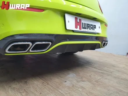 벤츠전체랩핑 c63카브리올레 에이버리 라임그린 에이치랩(hwrap) / 부천 소사구 송내동