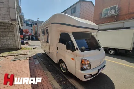 부천 포인트랩핑 캠핑카 데칼 실사출력 및 부착 [에이치랩] 시공후기 / 부천 소사구 송내동
