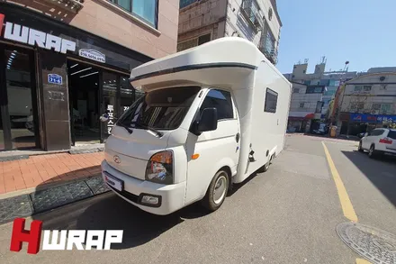 부천 포인트랩핑 캠핑카 데칼 실사출력 및 부착 [에이치랩] 시공후기 / 부천 소사구 송내동