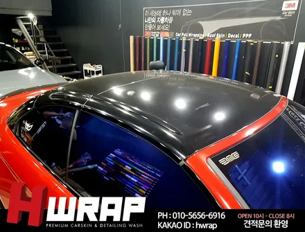 BMW M4 루프스킨 부천랩핑 [에이치랩] 시공후기 / 부천 소사구 송내동