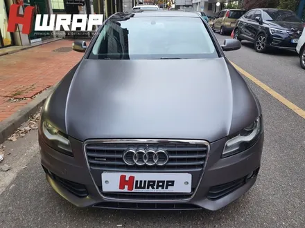아우디 A4 에이버리 사틴다크그레이 전체랩핑 부천 에이치랩 / 부천 소사구 송내동