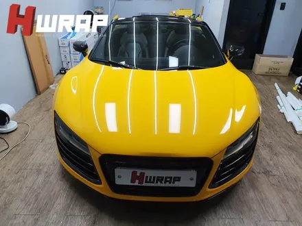 아우디 R8 스파이더 에이버리 다크옐로우 부천래핑 에이치랩 / 부천 소사구 송내동