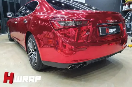 마세라티랩핑 기블리 부천크롬랩핑 Hwrap 시공후기 / 부천 소사구 송내동