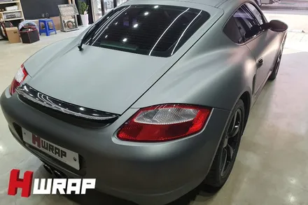 부천랩핑제거 포르쉐 에이버리 사틴그레이 [에이치랩] 시공후기 / 부천 소사구 송내동