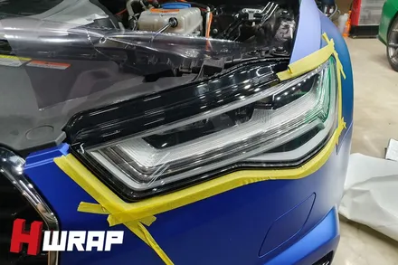 시흥랩핑 부천랩핑 라이트필름 아우디 A6 부천래핑 [Hwrap] 시공후기 / 부천 소사구 송내동