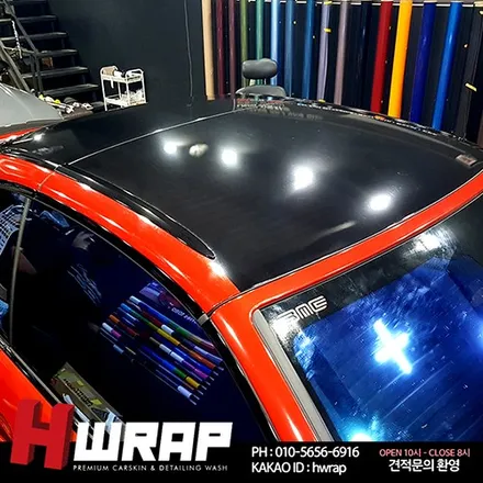 BMW M4 루프스킨 부천랩핑 [에이치랩] 시공후기 / 부천 소사구 송내동