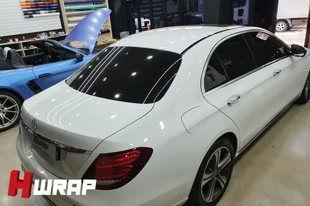 부천루프스킨 벤츠E클래스 E300 부천랩핑 [에이치랩] 시공후기 / 부천 소사구 송내동