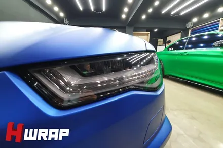 시흥랩핑 부천랩핑 라이트필름 아우디 A6 부천래핑 [Hwrap] 시공후기 / 부천 소사구 송내동