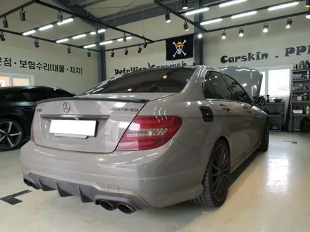 자동차전체랩핑제거, 벤츠 C63AMG 시멘트색상 벗어보자 / 하남 하산곡동