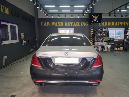 송파에서 오신 마이바흐 S500 W222 화이트펄 전체랩핑! / 하남 하산곡동
