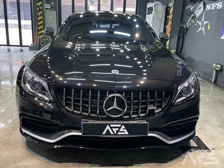 [경기광주] AMG C63S 전체랩핑 / 크롬죽이기 / 블랙무광 휠 도색 시공하러 니드포스피드 하남에 입고되어 변신!! / 하남 하산곡동