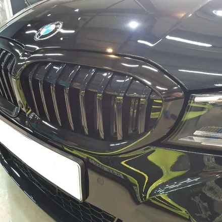 그릴 파츠 교환 비싸?!  그릴랩핑으로 같은 느낌, 저렴한 가격?! BMW 3시리즈 G20 그릴랩핑! / 하남 하산곡동