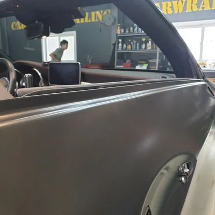 신형 C63AMG 접촉사고로 랩핑 재시공하다, 보험수리로 해결가능 / 하남 하산곡동