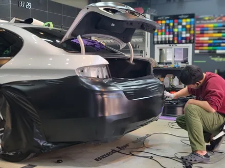 BMW 5시리즈(F10) / 3M 사틴블랙 전체랩핑 / 하남니드포 / 하남 하산곡동
