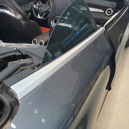 신형 C63AMG 접촉사고로 랩핑 재시공하다, 보험수리로 해결가능 / 하남 하산곡동