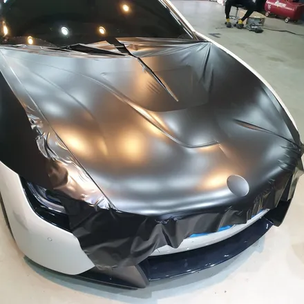 NFS(니드포스피드),스포츠카 BMW I8 블랙무광으로 전체랩핑 / 하남 하산곡동