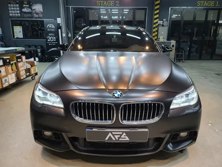 BMW 5시리즈(F10) / 3M 사틴블랙 전체랩핑 / 하남니드포 / 하남 하산곡동