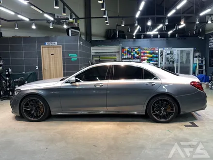 하남 미사 랩핑 전문샵 벤츠 S클래스 S63 실버 투톤랩핑 시공 / 하남 하산곡동