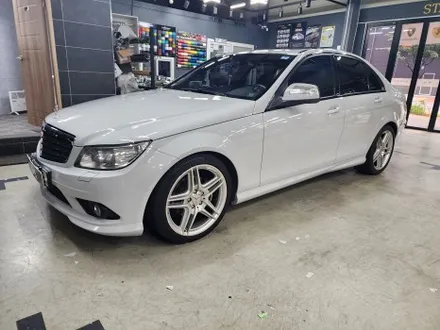 벤츠 08년식 C350 하이그로시 필름으로 전체랩핑 시공 미사 랩핑전문 니드 포 스피드 하남 / 하남 하산곡동
