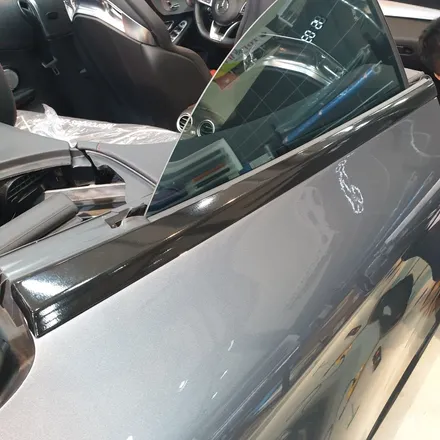 신형 C63AMG 접촉사고로 랩핑 재시공하다, 보험수리로 해결가능 / 하남 하산곡동