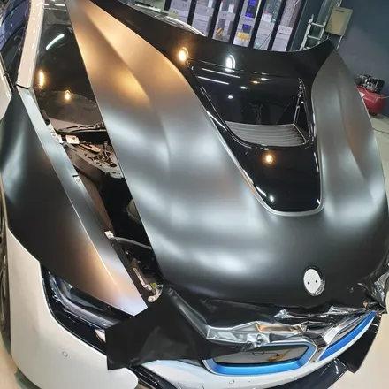NFS(니드포스피드),스포츠카 BMW I8 블랙무광으로 전체랩핑 / 하남 하산곡동
