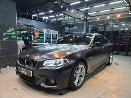BMW 5시리즈(F10) / 3M 사틴블랙 전체랩핑 / 하남니드포 / 하남 하산곡동
