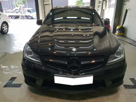 자동차전체랩핑제거, 벤츠 C63AMG 시멘트색상 벗어보자 / 하남 하산곡동