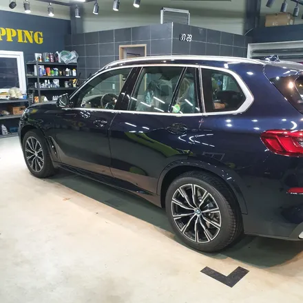 BMW 신형X5 전체랩핑, 대형그릴,몰딩테두리까지는 최초시도?! / 하남 하산곡동