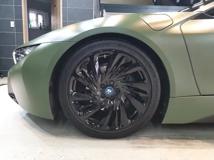 봄맞이 파격변신, BMW I8 교복입히기! 국방색무광랩핑과 휠도색! / 하남 하산곡동