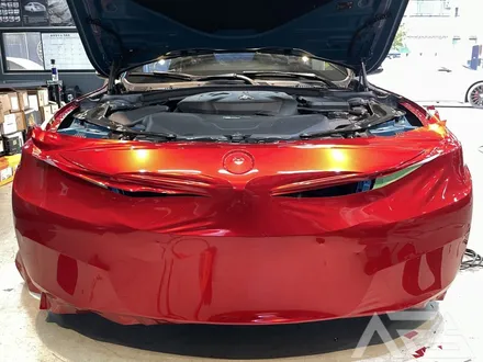 하남 미사 랩핑 전문샵 니드포스피드 BMW 430i 컨버터블 택랩 블러드레드 시공 / 포인트 랩핑 / 하남 하산곡동