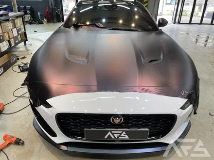 경기광주 부근 하남미사 랩핑 전문샵 재규어 F-TYPE (F타입) LB필름 퍼플 풀시공 / 하남 하산곡동