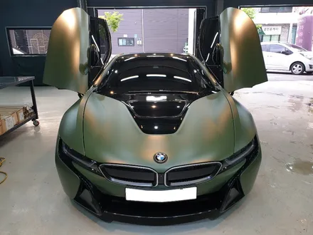 봄맞이 파격변신, BMW I8 교복입히기! 국방색무광랩핑과 휠도색! / 하남 하산곡동
