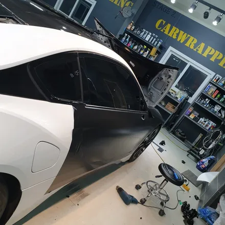 NFS(니드포스피드),스포츠카 BMW I8 블랙무광으로 전체랩핑 / 하남 하산곡동