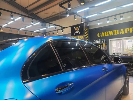 C63S AMG, 크롬샤틴블루 전체랩핑으로 이미지 변신! / 하남 하산곡동