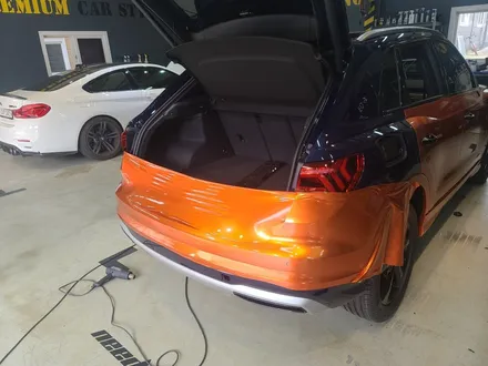 신형Q3 택랩 Gloss Aluminium Paprika Orange로 전체랩핑 / 하남 하산곡동