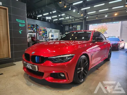 하남 미사 랩핑 전문샵 니드포스피드 BMW 430i 컨버터블 택랩 블러드레드 시공 / 포인트 랩핑 / 하남 하산곡동