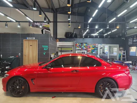 하남 미사 랩핑 전문샵 니드포스피드 BMW 430i 컨버터블 택랩 블러드레드 시공 / 포인트 랩핑 / 하남 하산곡동