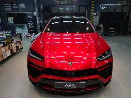 슈퍼카 우루스(URUS)  / 택랩(TECKWRAP)랩핑 풀시공 / 블러드레드 / 캔디레드 / 하남 하산곡동