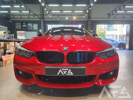 하남 미사 랩핑 전문샵 니드포스피드 BMW 430i 컨버터블 택랩 블러드레드 시공 / 포인트 랩핑 / 하남 하산곡동