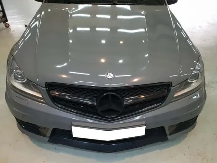 자동차전체랩핑제거, 벤츠 C63AMG 시멘트색상 벗어보자 / 하남 하산곡동