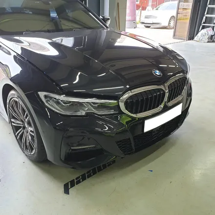 그릴 파츠 교환 비싸?!  그릴랩핑으로 같은 느낌, 저렴한 가격?! BMW 3시리즈 G20 그릴랩핑! / 하남 하산곡동