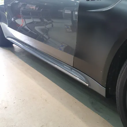 신형 C63AMG 접촉사고로 랩핑 재시공하다, 보험수리로 해결가능 / 하남 하산곡동