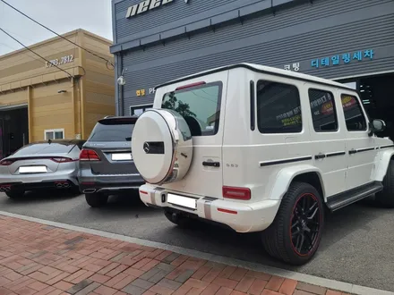 신형지바겐(G63AMG),스페어타이어커버 및 포인트 블랙유광랩핑 / 하남 하산곡동