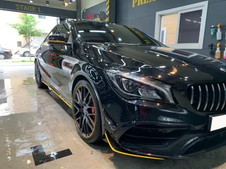 미사랩핑 CLA45AMG 에디션 블랙색상에서 보라돌이로 변신! / 하남 하산곡동