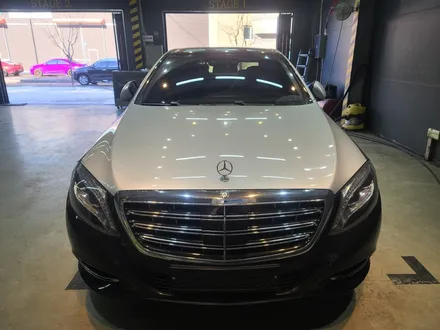 송파에서 오신 마이바흐 S500 W222 화이트펄 전체랩핑! / 하남 하산곡동