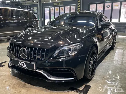 [경기광주] AMG C63S 전체랩핑 / 크롬죽이기 / 블랙무광 휠 도색 시공하러 니드포스피드 하남에 입고되어 변신!! / 하남 하산곡동